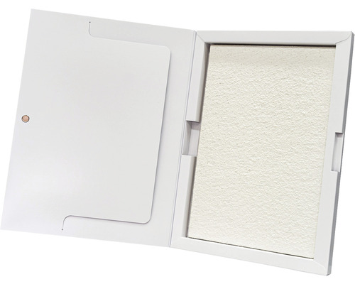 Boîtier d''empreinte ouvert pour empreintes de mains ou de pieds de bébé