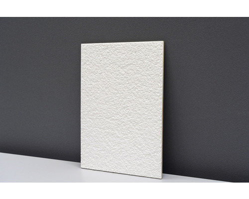 Carreau mural blanc individuel avec surface structurée