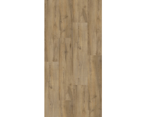 Verlegung von hellem Laminatboden im Holzdesign