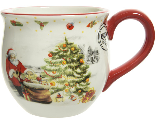 Mug Dolomit Santa h 9 cm