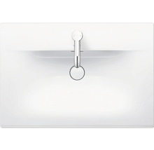 Lavabo avec robinet vu de dessus
