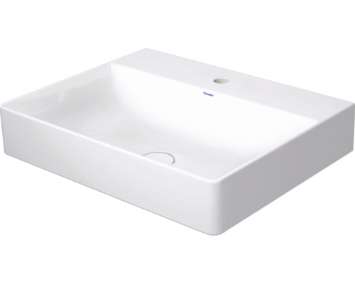 DURAVIT Waschtisch DuraSquare 60 x 47 cm weiß glänzend 2353600041 Rechteckiges Aufsatzwaschbecken aus Keramik