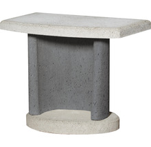 Table de jardin en béton