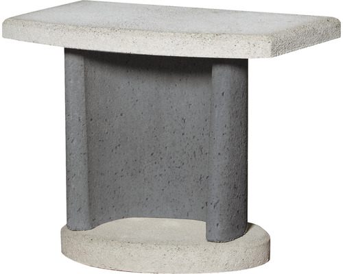 Table de jardin en béton