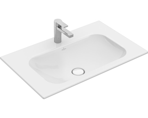 Vasque pour meuble Villeroy & Boch Finion 80 x 63 cm blanc avec revêtement 416481R1