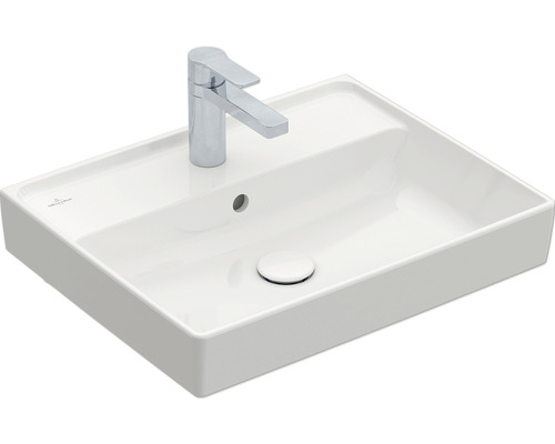 Vasque pour meuble Villeroy & Boch Collaro 55 x 44 cm blanc 4A335501