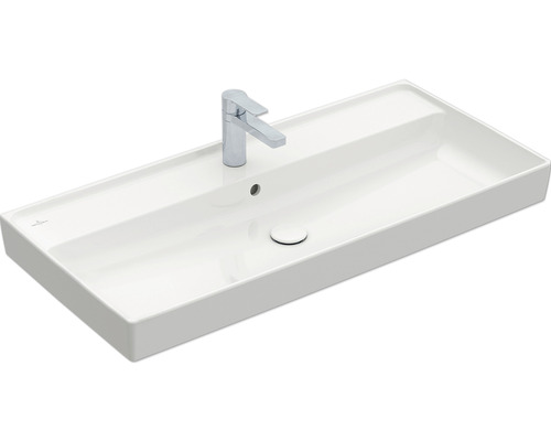 Möbelwaschtisch Villeroy & Boch Collaro 100 cm x 47 cm weiß 4A33A501-0