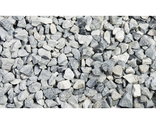 Pierres de ballast grises comme matériau de remplissage