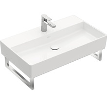 Lavabo avec robinet et cadre métallique
