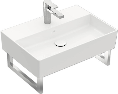 Vasque Villeroy & Boch Memento 2.0 50 x 52,5 cm blanc 4A225001 sans porte-serviettes