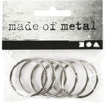 Packung mit Schlüsselringen aus Metall