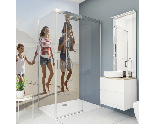 Panneau mural de douche Crédence de cuisine Paroi arrière de lavabo BREUER - impression photo individuelle 255 x 100 cm 9472099000203