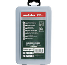 Metabo Jeu de forets à marteau, 7 pièces, différentes tailles, pour marteaux SDS-plus