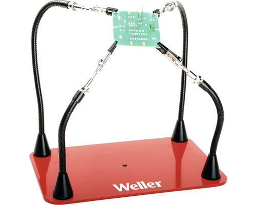 Troisième main avec pinces crocodiles pour maintenir les composants électroniques pendant la soudure