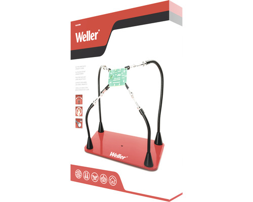 Support de platine Weller WLACCHHM-02 avec 4 bras magnétiques et positionnement facile pour configurations multiples