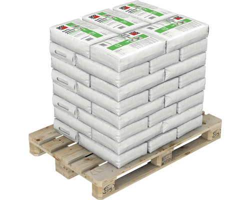 Palette mit Sackware Mauermörtel