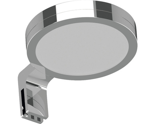 Applique de miroir/de salle de bains à LED alu/plastique IP44 6W 500 lm CCT teintes de blanc réglables 2700- 4000 K l 112 mm Aqua chrome