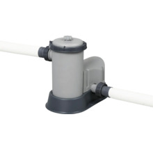 Poolfilteranlage mit zwei Schläuchen