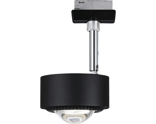 Spot sur rail Paulmann URail à intensité lumineuse variable 8 W 533 lm 4000 K Aldan noir/mat 230V