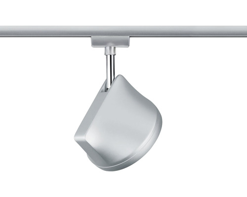 Einzelner Stromschienenstrahler an einer Schiene