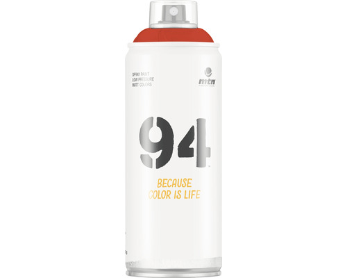 Peinture aérosol MTN Montana 94 RV-116 Blood Red 400 ml Peinture aérosol en bombe avec l''inscription MTN 94
