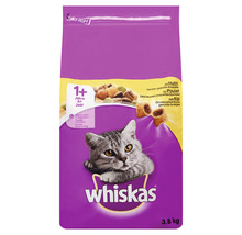 Croquettes pour chats Whiskas 1+ au poulet 3.8 kg-thumb-0