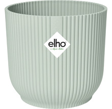 Pot de fleurs côtelé en plastique