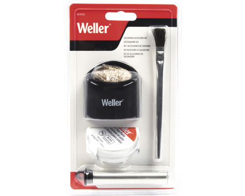 Weller WCACCK2N Lötzubehör Set mit ergonomischem Design für einfache Handhabung, Gold/Black