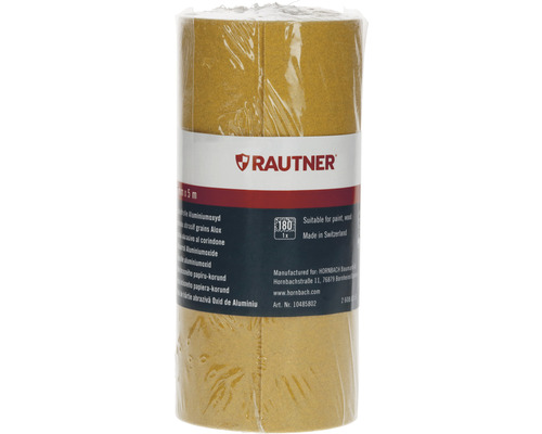 Rouleau de papier abrasif à l''oxyde d''aluminium, grain 180