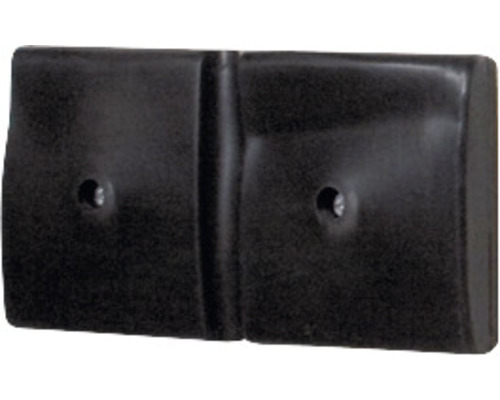 Wand-Schutzprofil 500 Kunststoff schwarz 500x50x250 mm 2 Stück