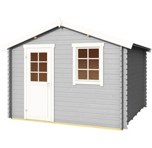 Gartenhaus aus Holz mit Tür und Fenster