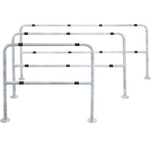Fahrradständer aus Metall mit mehreren Stellplätzen