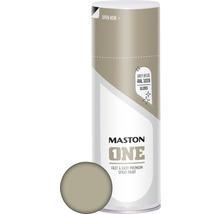 Peinture aérosol Maston ONE brillant gris beige 400 ml