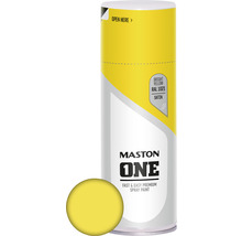 Laque à pulvériser ONE Maston satin jaune colza 400 ml-thumb-0