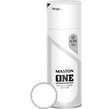 Peinture aérosol Maston ONE Satin RAL 9003 400 ml