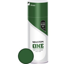 Peinture aérosol Maston ONE mat RAL 6002 vert feuillage 400 ml