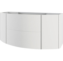 Waschtischunterschrank Eden 121 cm Holz-Optik montiert