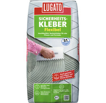 Colle à carrelage Lugato colle de sécurité flexible S1/C2TE 20 kg