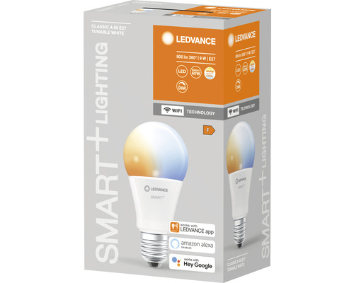 Ampoule LEDVANCE Smart+ A 60 E27 dans son emballage