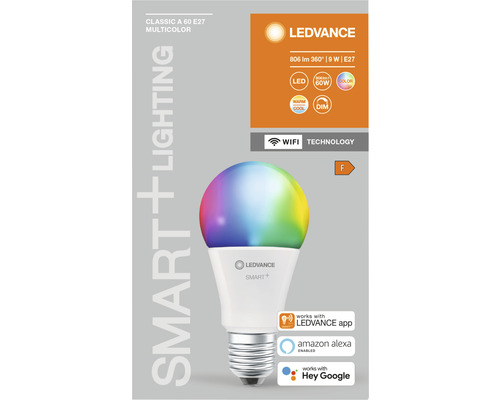 LEDVANCE Smart+ Multicolor Lampe mit E27 Fassung
