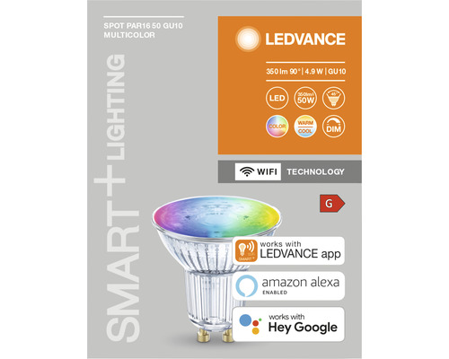 Ledvance Smart Plus Multicolor LED Lampe, GU10 Fassung