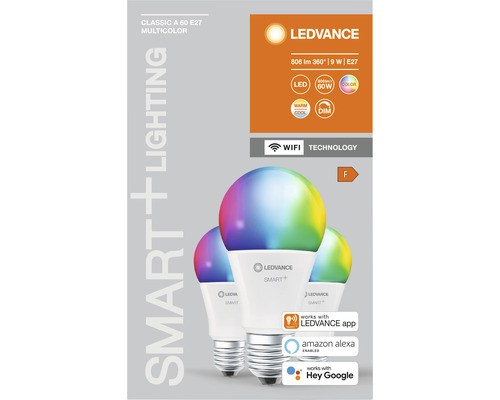 LEDVANCE Smart+ Multicolor Lampe, E27 Fassung, 9 Watt