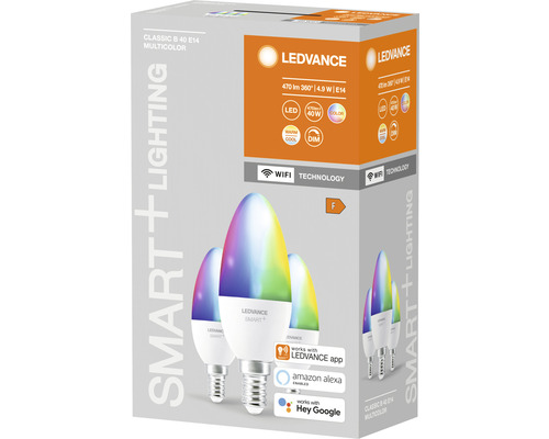 Ledvance Smart Plus Multicolor Leuchtmittel B 40 E14 in Verpackung