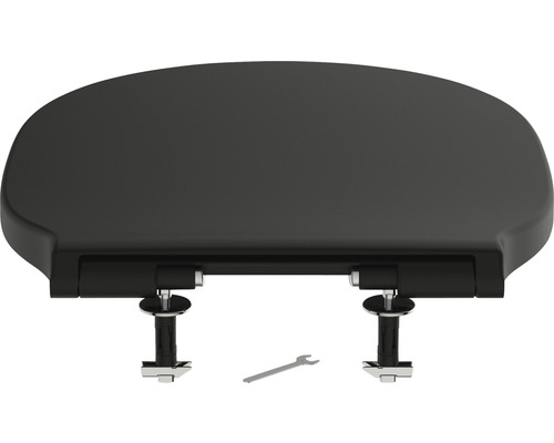 Toilettensitz mit Befestigungsmaterial und Schraubenschlüssel