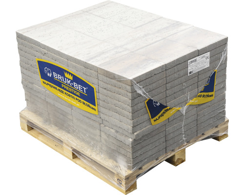 Bruk-Bet Pflastersteine auf Palette, verpackt