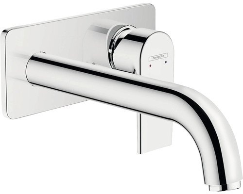 Robinet de lavabo encastré hansgrohe Vernis Shape chrome 71578000 sans corps de base à encastrer