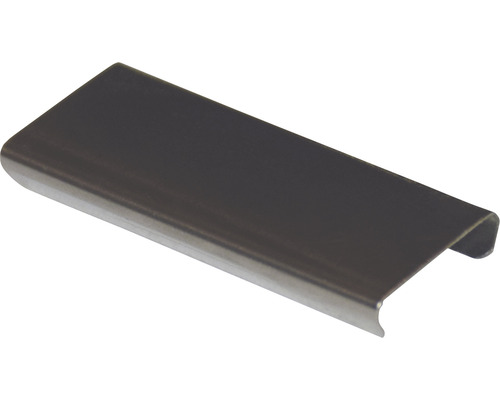 Jonction de rail pour baguette décorative argent 2 pces Couvercle métallique