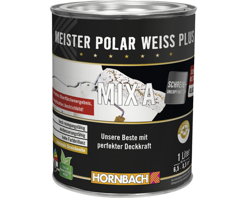 Peinture Meister Polar Weiss Plus, boîte d''un litre