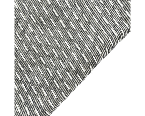 Tapis avec motif à rayures et structure en relief