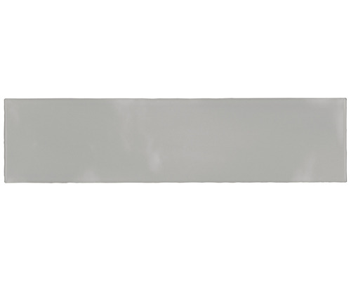 Dalle Metro en grès Artisan 7,5 x 30 cm blanc brillant